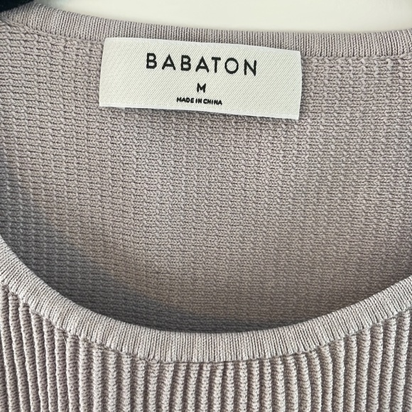 Aritzia Babaton Cropped Racer Sculpt Tank - Picture 4 of 6